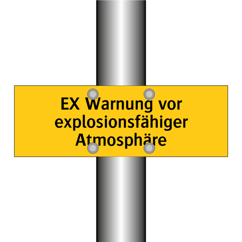 EX Warnung vor explosionsfähiger Atmosphäre