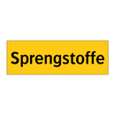 Sprengstoffe
