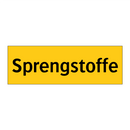 Sprengstoffe