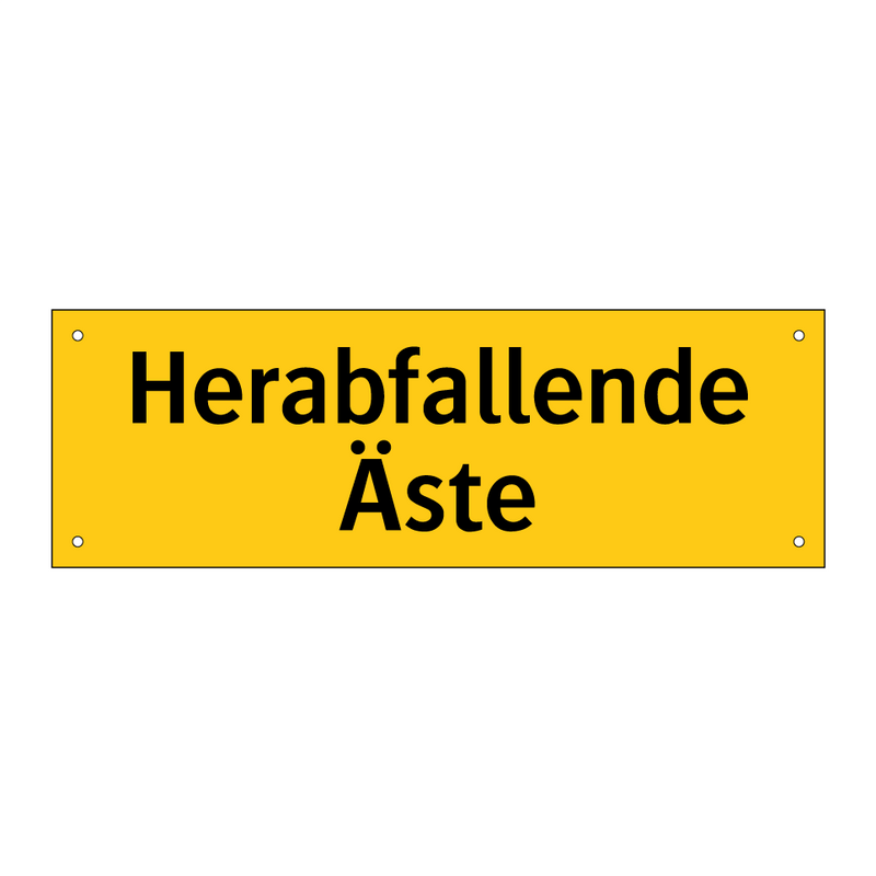 Herabfallende Äste
