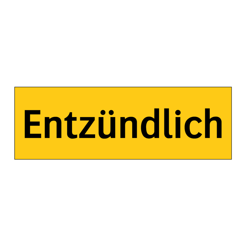 Entzündlich