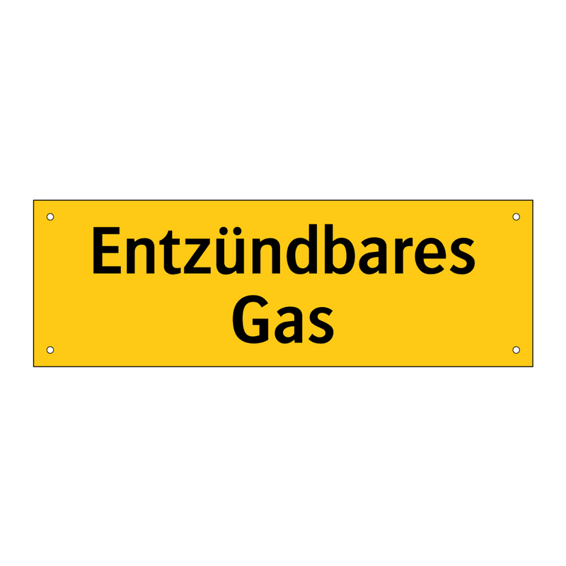 Entzündbares Gas