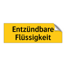 Entzündbare Flüssigkeit