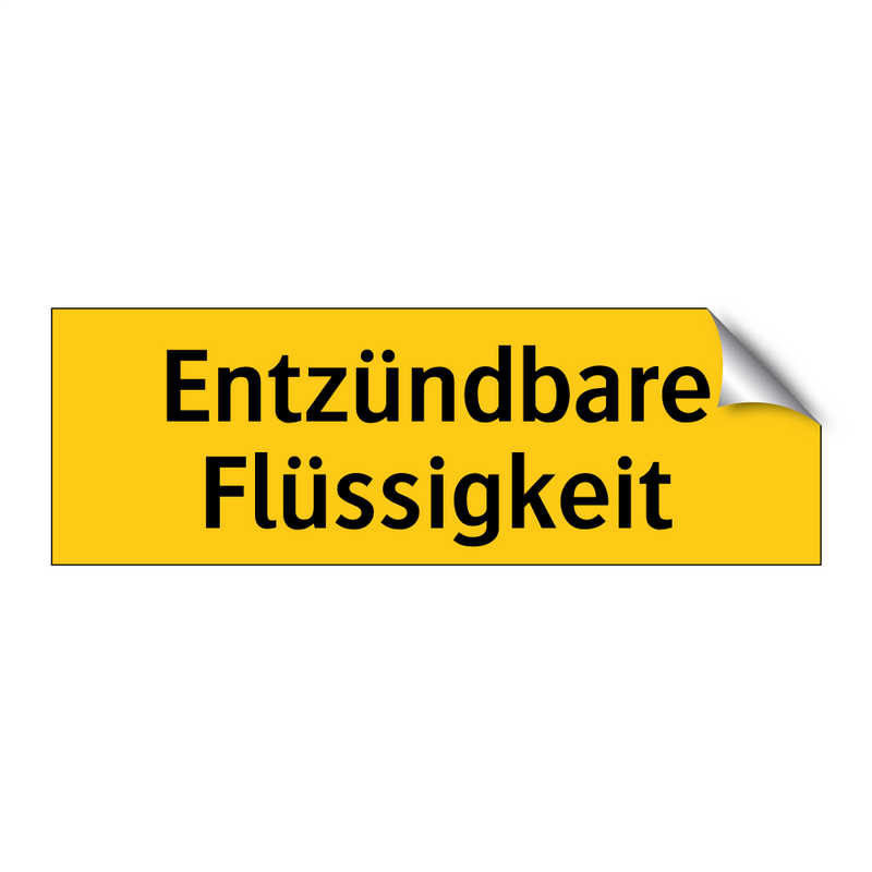 Entzündbare Flüssigkeit