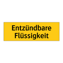 Entzündbare Flüssigkeit