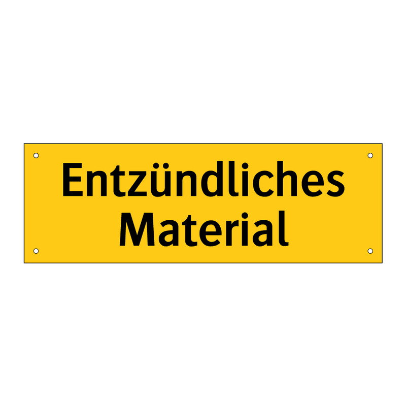 Entzündliches Material