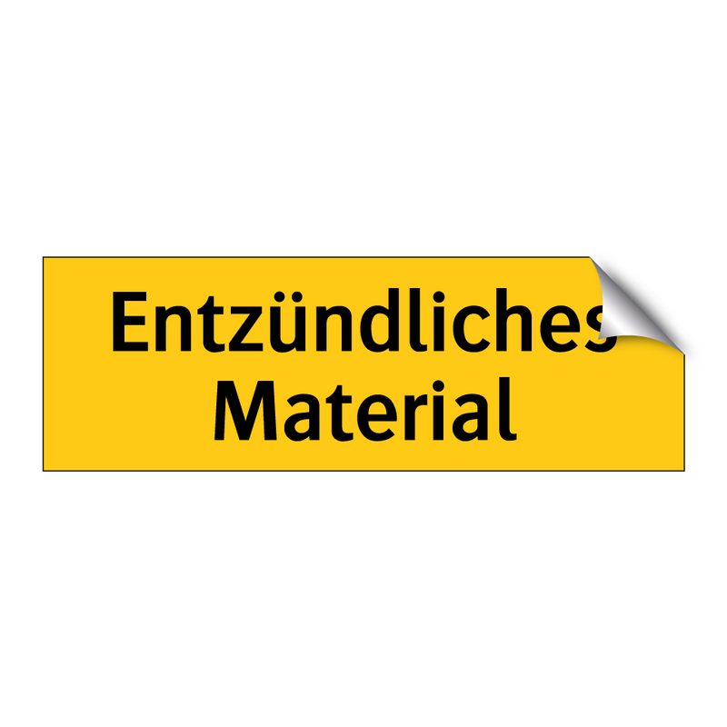 Entzündliches Material