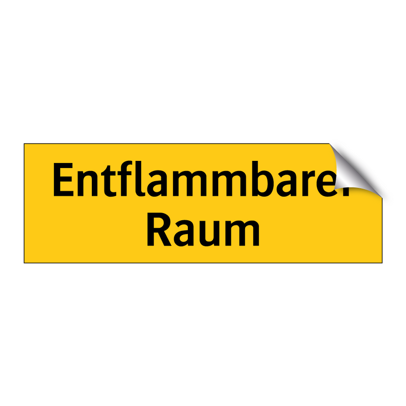 Entflammbarer Raum