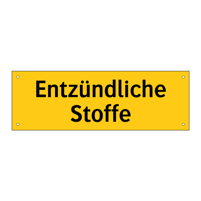 Entzündliche Stoffe