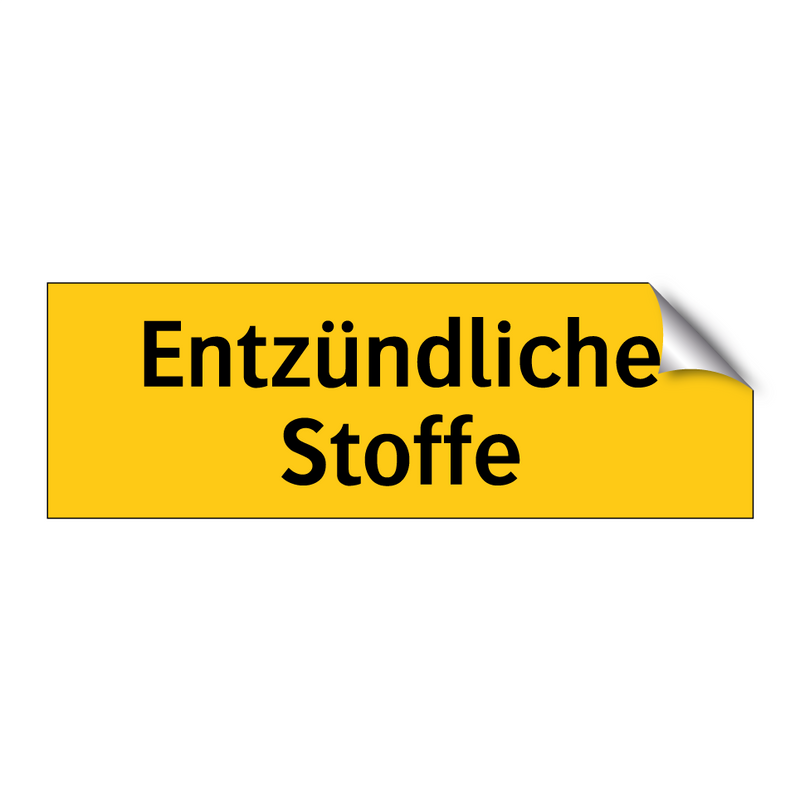 Entzündliche Stoffe