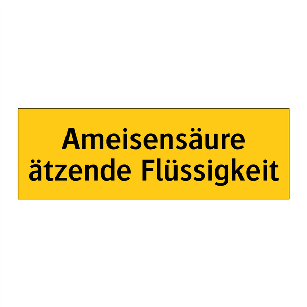 Ameisensäure ätzende Flüssigkeit