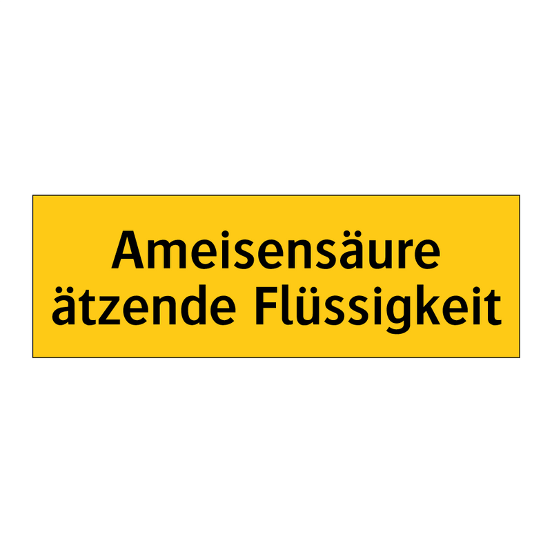Ameisensäure ätzende Flüssigkeit
