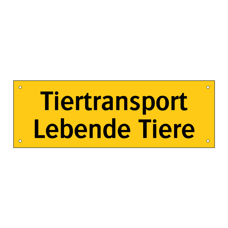 Tiertransport Lebende Tiere