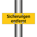 Sicherungen entfernt