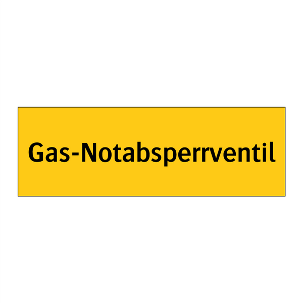 Gas-Notabsperrventil