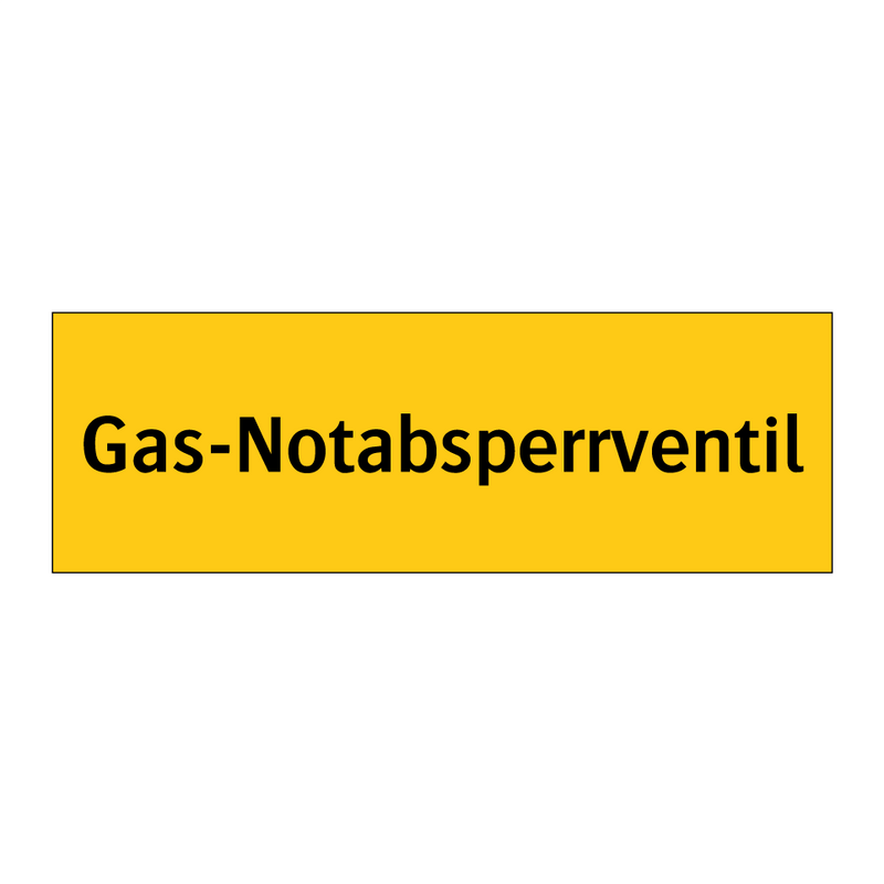 Gas-Notabsperrventil