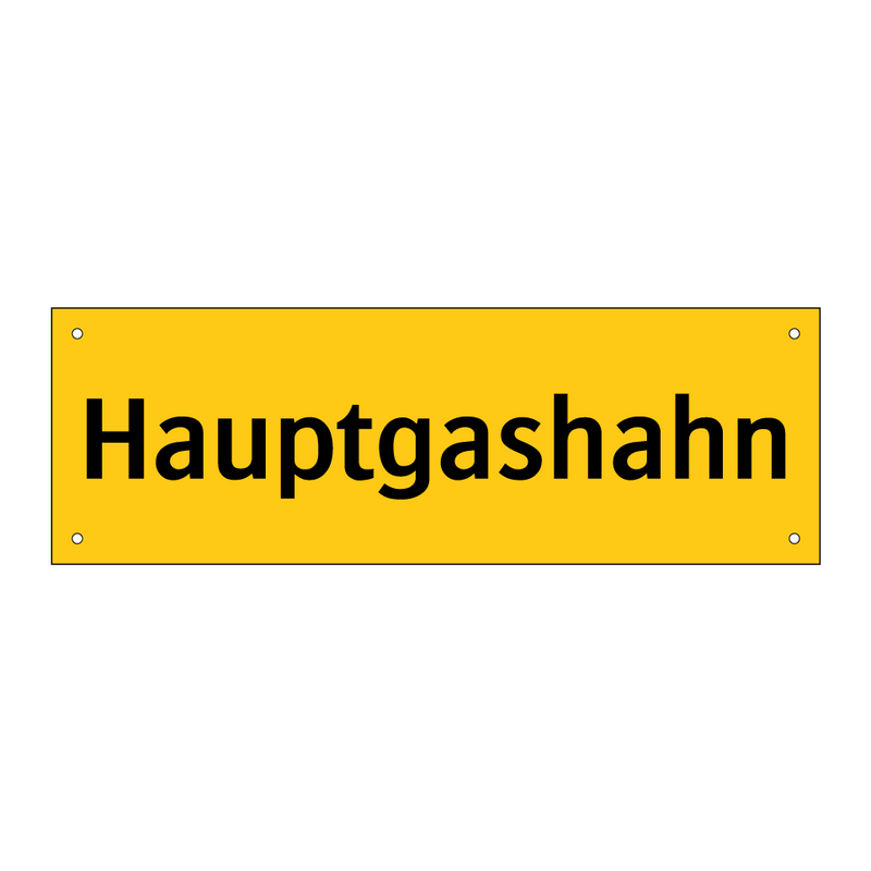 Hauptgashahn