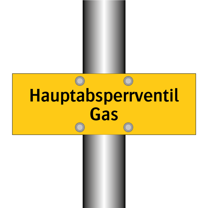 Hauptabsperrventil Gas