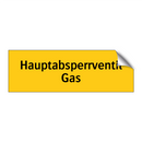 Hauptabsperrventil Gas