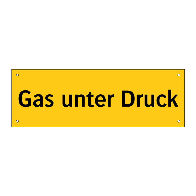 Gas unter Druck
