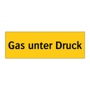 Gas unter Druck