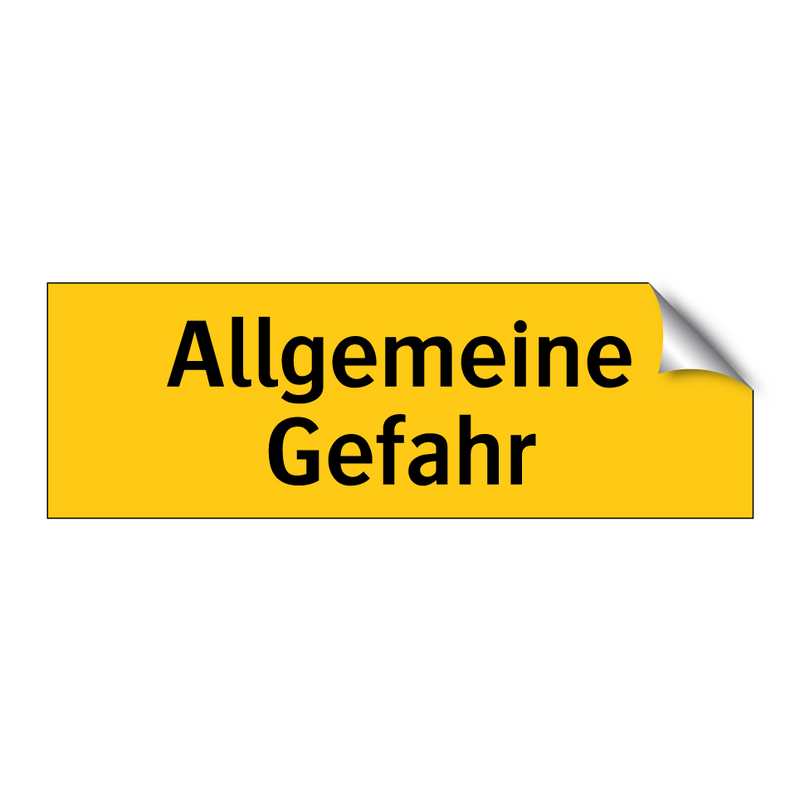 Allgemeine Gefahr