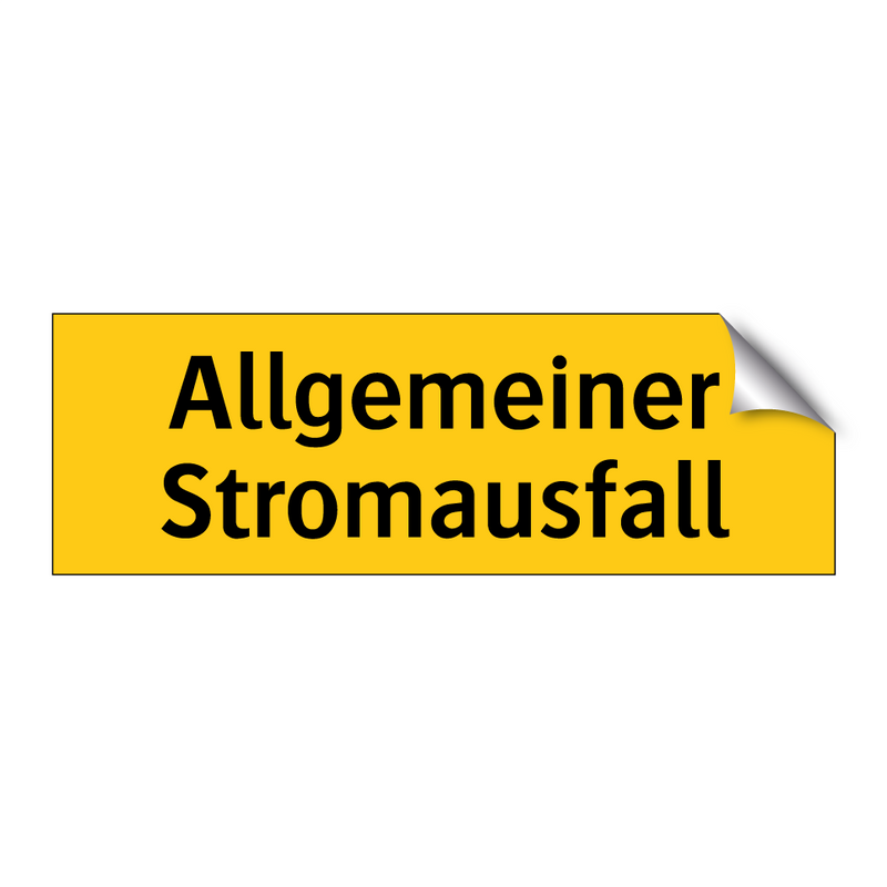 Allgemeiner Stromausfall