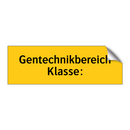 Gentechnikbereich Klasse: