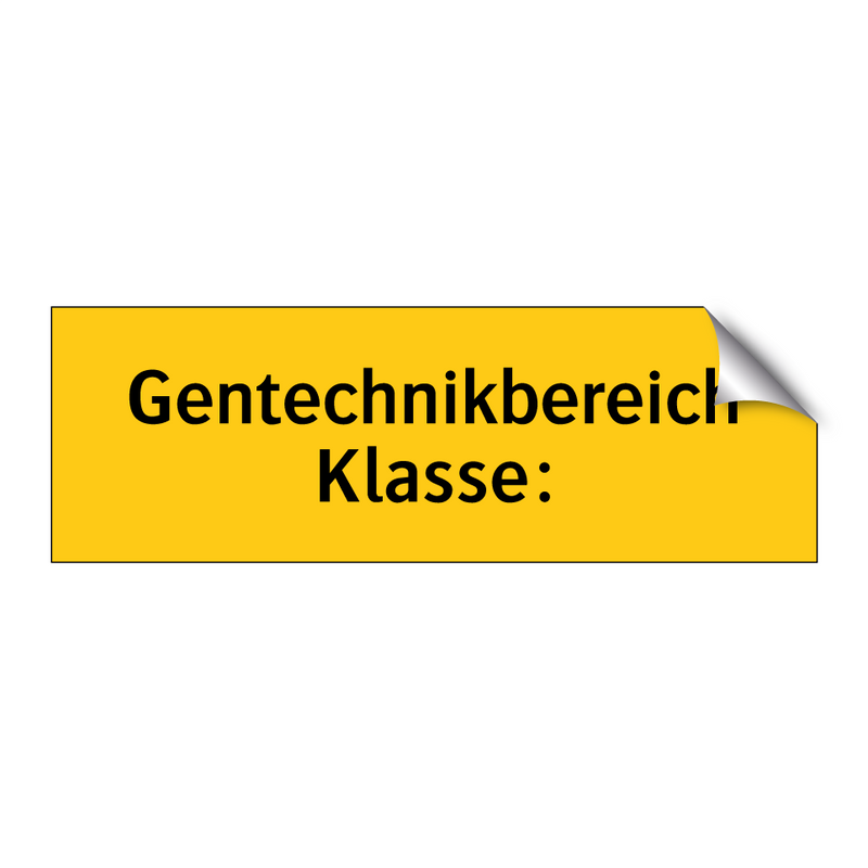 Gentechnikbereich Klasse:
