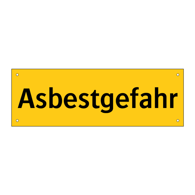 Asbestgefahr