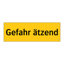 Gefahr ätzend