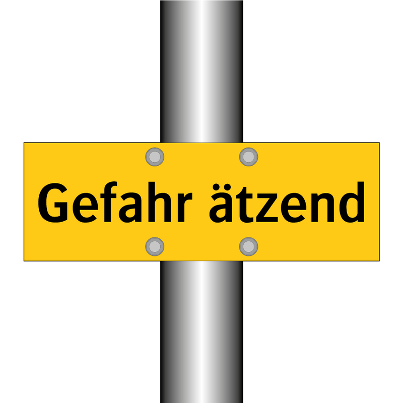 Gefahr ätzend