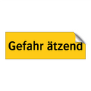 Gefahr ätzend