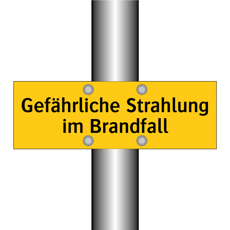 Gefährliche Strahlung im Brandfall