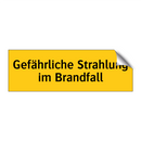 Gefährliche Strahlung im Brandfall