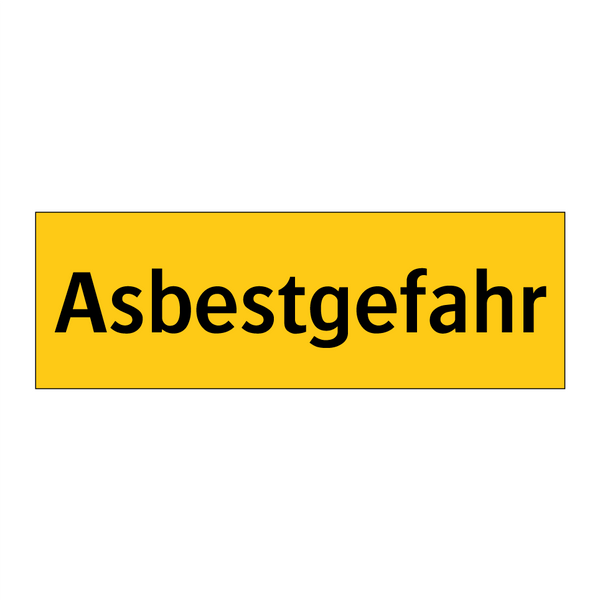 Asbestgefahr