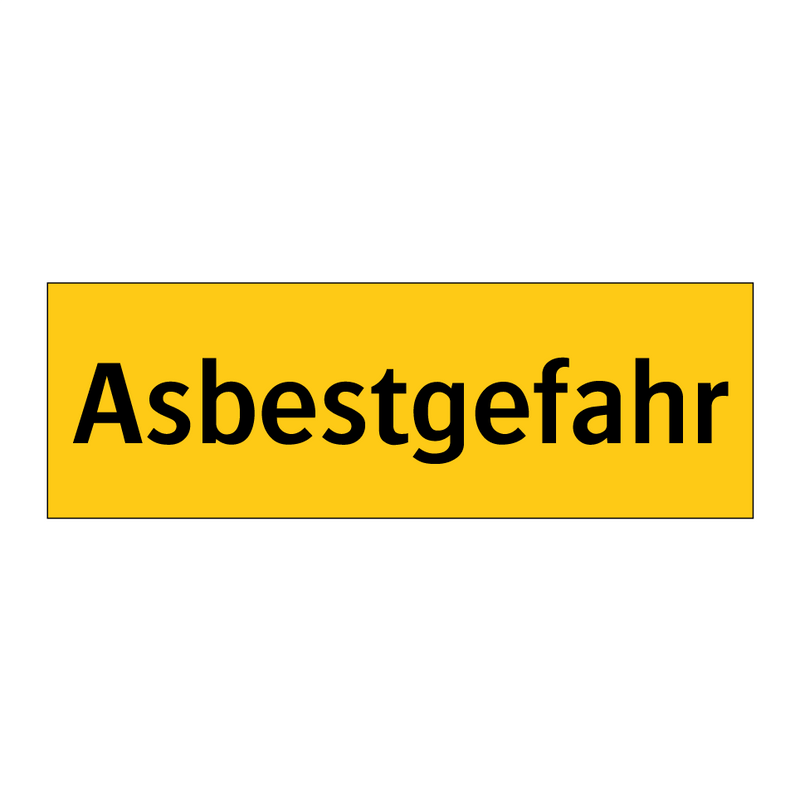Asbestgefahr