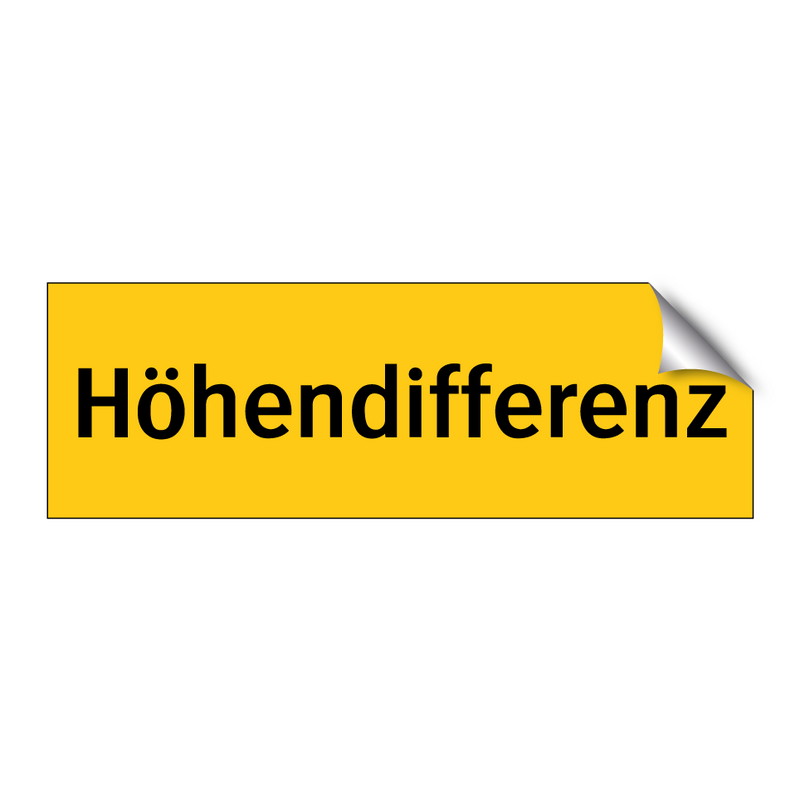 Höhendifferenz
