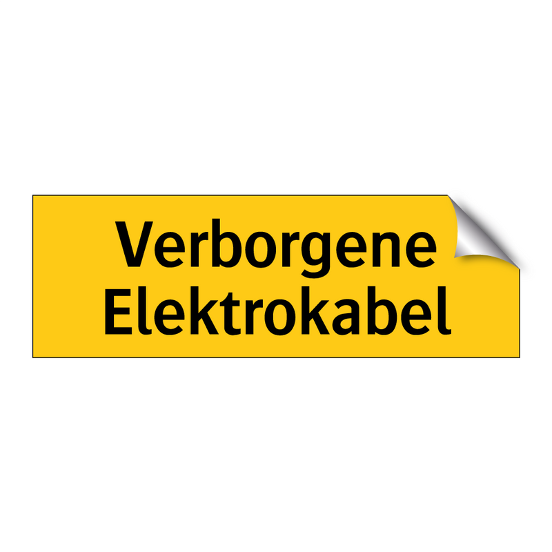 Verborgene Elektrokabel