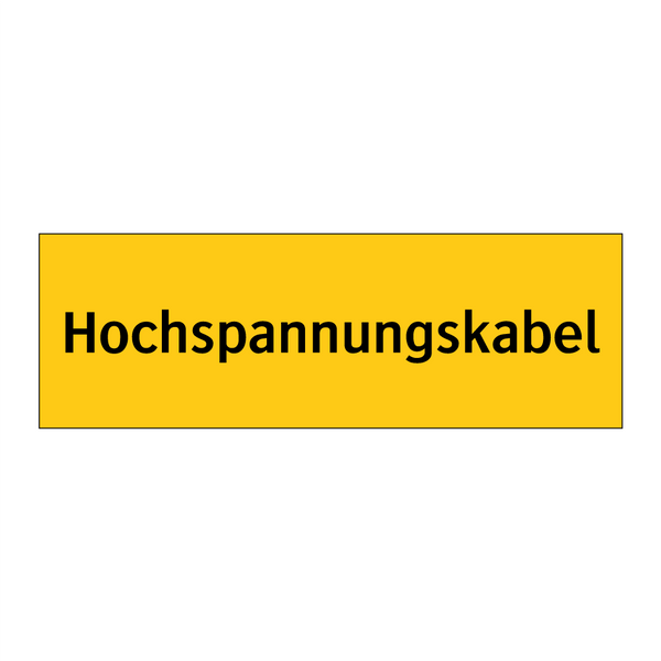 Hochspannungskabel