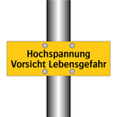 Hochspannung Vorsicht Lebensgefahr