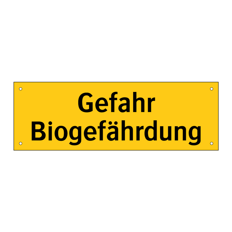 Gefahr Biogefährdung