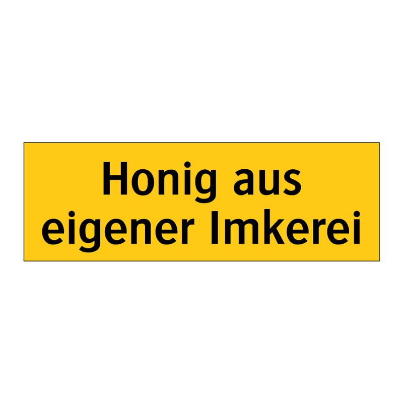 Honig aus eigener Imkerei