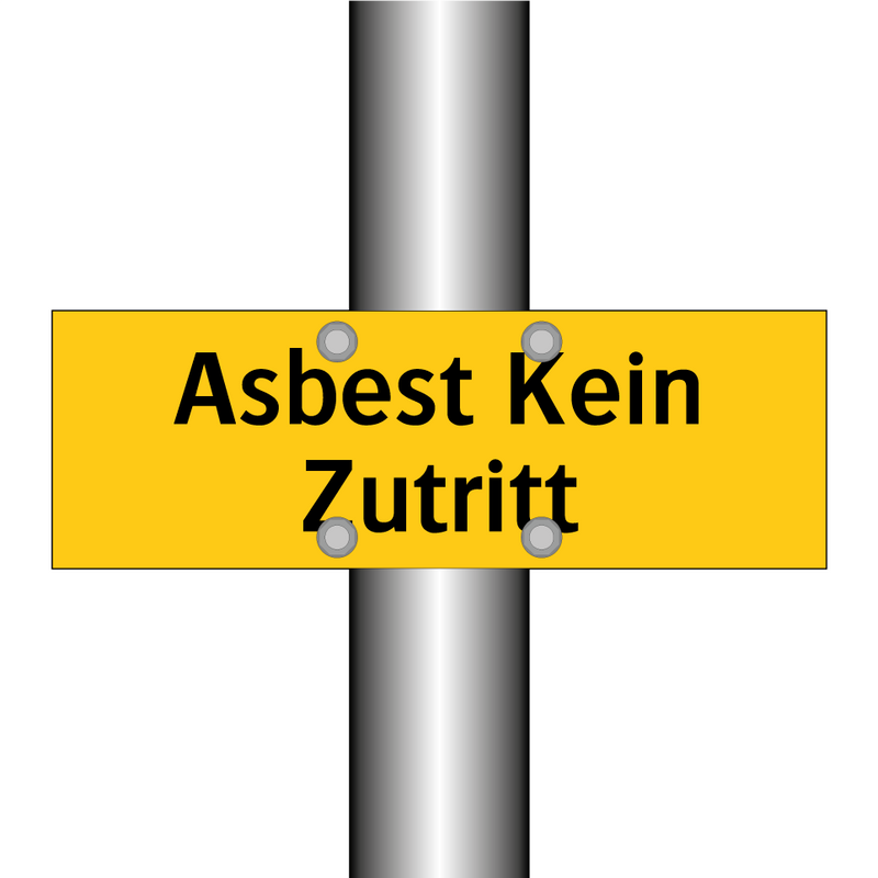 Asbest Kein Zutritt