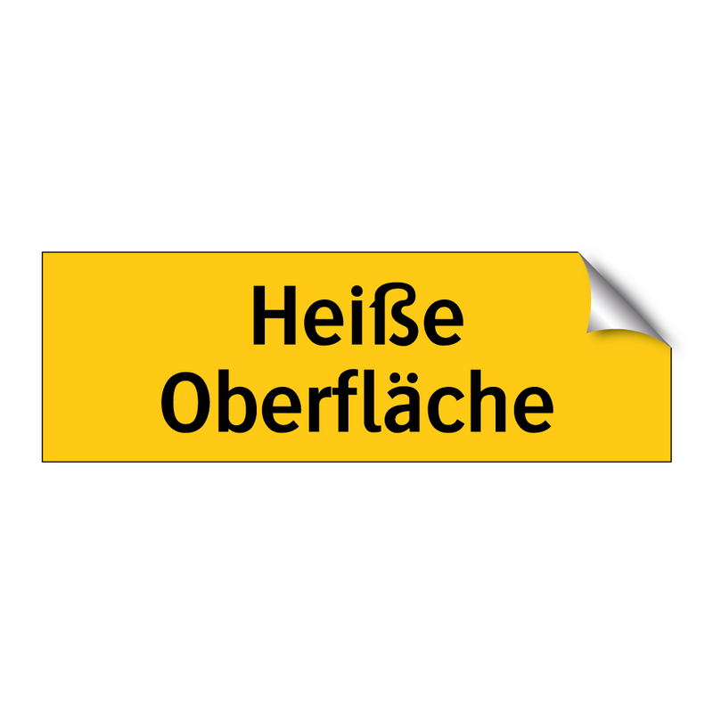 Heiße Oberfläche