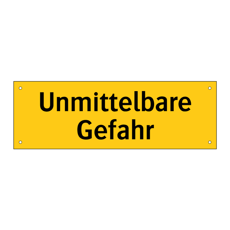 Unmittelbare Gefahr