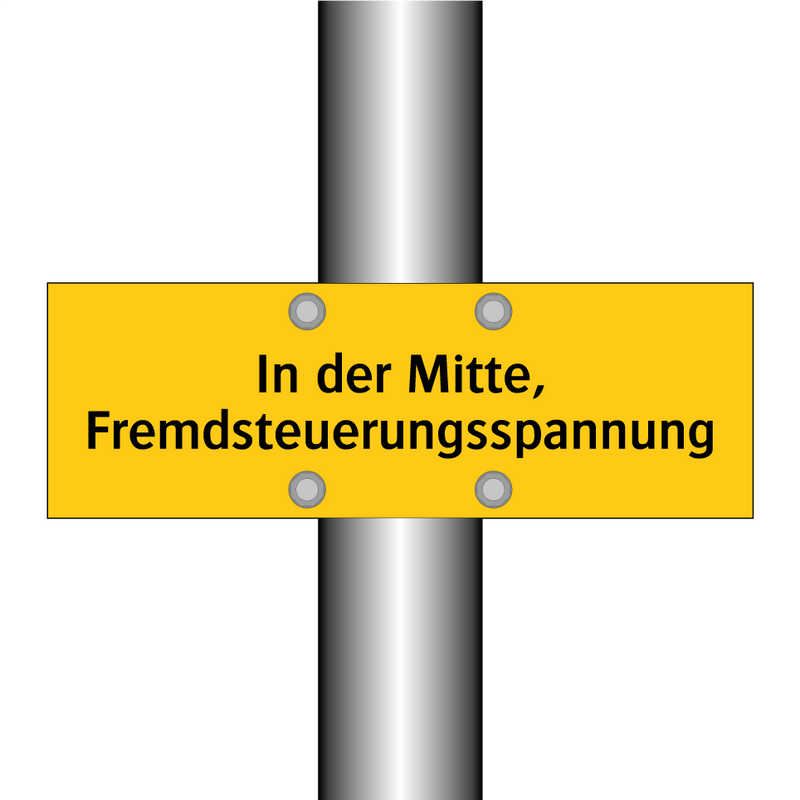 In der Mitte, Fremdsteuerungsspannung