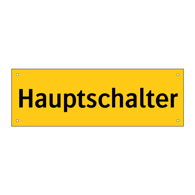 Hauptschalter