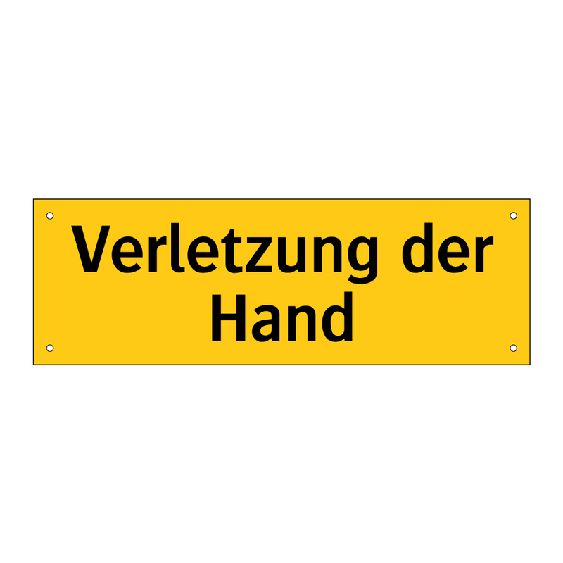 Verletzung der Hand