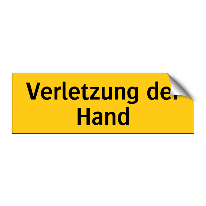 Verletzung der Hand